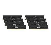 Kingston FURY Renegade Pro - DDR5 - kit - 128 Go: 8 x 16 Go - DIMM 288 broches - 6000 MHz / PC5-48000 - CL32 - 1.35 V - mémoire enregistré - on-die ECC - noir