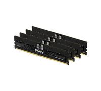 Kingston FURY Renegade Pro - DDR5 - kit - 128 Go: 4 x 32 Go - DIMM 288 broches - 6000 MHz / PC5-48000 - CL32 - 1.35 V - mémoire enregistré - on-die ECC - noir
