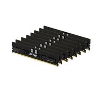 Kingston FURY Renegade Pro XMP 128GB 6000MT/s DDR5 ECC Reg CL32 DIMM Mémoire Registered DIMM ECC en overclocking Kit de 8 - KF560R32RBK8-128