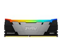 Kingston FURY Renegade RGB - DDR4 - module - 16 Go - DIMM 288 broches - 3200 MT/s / PC4-25600 - CL16 - 1.35 V - mémoire sans tampon - non ECC - noir