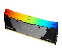 Kingston FURY Renegade RGB 16Go 4600MT/s DDR4 CL19 DIMM (Kit de 2) Mémoire pour PC de Game - KF446C19RB2AK2/16