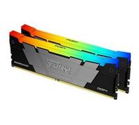 Kingston FURY Renegade RGB - DDR4 - kit - 16 Go: 2 x 8 Go - DIMM 288 broches - 4266 MT/s / PC4-34100 - CL19 - 1.2 V - mémoire sans tampon - non ECC - noir G