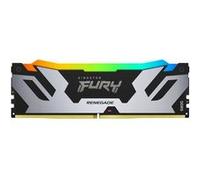 Kingston FURY Renegade RGB - DDR5 - kit - 96 Go: 2 x 48 Go - DIMM 288 broches - 6000 MT/s / PC5-48000 - CL32 - 1.35 V - mémoire sans tampon - non ECC - noir, argent G