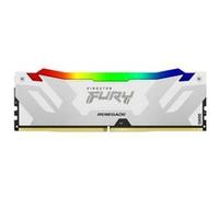 FURY Renegade RGB - DDR5 - module - 16 Go - DIMM 288 broches - 6400 MT/s / PC5-51200 - CL32 - 1.4 V - mémoire sans tampon - on-die ECC - blanc et