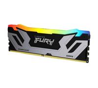 Kingston FURY Renegade DDR5 RGB Argent/Noir XMP 24Go 8400MT/s CL40 CUDIMM Mémoire pour PC de Gamer Module Simple - KF584CU40RSA-24