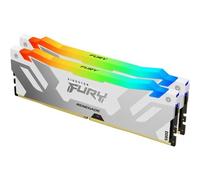 Kingston Fury Renegade RGB - Kit mémoire 48GB (2x24) DDR5-8000 CL38-48-48 blanc/argent