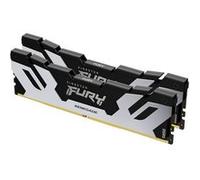 Kingston FURY Renegade Silver - DDR5 - kit - 96 Go: 2 x 48 Go - DIMM 288 broches - 6400 MT/s / PC5-51200 - CL32 - 1.4 V - mémoire sans tampon - on-die ECC G