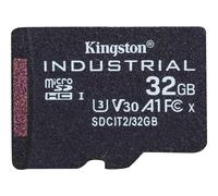 Kingston Industrial - Carte mémoire flash - 32 Go - A1 / Video Class V30 / UHS-I U3 / Class10 - microSDHC UHS-I