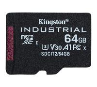 Kingston Industrial - Carte mémoire flash - 64 Go - A1 / Video Class V30 / UHS-I U3 / Class10 - microSDXC UHS-I