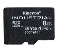 Kingston Industrial - Carte mémoire flash - 8 Go - A1 / Video Class V30 / UHS-I U3 / Class10 - microSDHC UHS-I