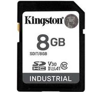 Kingston Carte SD Industrielle, jusqu'à 100 Mo/s, Haute Endurance, UHS-I U3 V30 A1, (SDIT/8 Go)