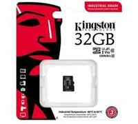 Kingston Industrial - Carte mémoire flash (adaptateur microSDHC - SD inclus(e)) - 32 Go - A1 / Video Class V30 / UHS-I U3 / Class10 - microSDHC UHS-I G