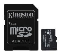 Kingston Carte microSD Industrial SDCIT2/8GB – 8Go microSDHC C10 A1 pSLC + adaptateur SD