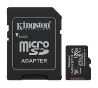 Kingston Industrial - Carte mémoire flash (adaptateur SD inclus(e)) - 128 Go - A1 / Video Class V30 / UHS-I U3 / Class10 - microSDXC UHS-I