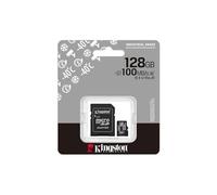 Kingston Carte mémoire microSDXC Industrial 128 Go A1 V30 UHS-I U3 (adaptateur SD inclus)