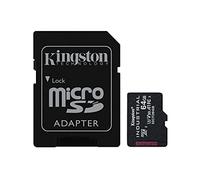 Kingston Carte mémoire microSDXC Industrial 64 Go – A1 V30 UHS-I U3 Class10 (adaptateur SD inclus)