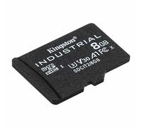 Kingston Industrial microSD - 8Go microSDHC Industrial C10 A1 pSLC carte pack unique sans adaptateur - SDCIT2/8GBSP