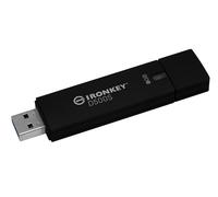 Kingston IronKey D500S - Clé USB - chiffré - 8 Go - USB 3.2 Gen 1 - Conformité TAA