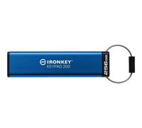 Kingston IronKey Keypad 200 - Clé USB - chiffré - FIPS 140-3 Level 3 - 256 Go - USB 3.2 Gen 1