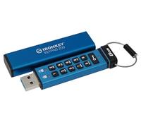 Kingston IronKey Keypad 200 Clé USB Type-A à chiffrement matériel FIPS 140-3 niveau 3 (en attente) avec chiffrement matériel XTS-AES 256 bits - IKKP200/8GB