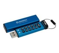 Kingston IronKey Keypad 200 de 16 Go, FIPS 140-3 niveau 3 (en attente), chiffrement AES-256, Clé USB