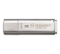 Kingston IronKey Locker+ 50 - Clé USB - chiffré - 128 Go - USB 3.2 Gen 1