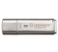 Kingston IronKey Locker+ 50 clé USB Chiffrement XTS-AES pour la Protection des données avec USBtoCloud Sauvegarde automatique-IKLP50-16GB