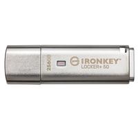 Kingston IronKey Locker+ 50 clé USB Chiffrement XTS-AES pour la Protection des données avec USBtoCloud Sauvegarde automatique-IKLP50-256GB