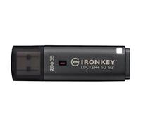 Kingston Clé USB cryptée IronKey Locker+ 50 G2 256 Go FIPS 197 AES-256 USB 3.2 Gen 1