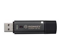 Kingston Ironkey Locker+ 50 G2 Clé USB cryptée 32 Go | FIPS 197 | Protection AES-XTS | Sécurité multi-mots de passe | USB 3.2 Gen 1 | IKLP50G2/32 Go