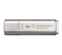 Kingston IronKey Locker+ 50 clé USB Chiffrement XTS-AES pour la Protection des données avec USBtoCloud Sauvegarde automatique-IKLP50-64GB