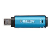 Kingston IronKey Vault Privacy 50 Certifié FIPS 197 et clé USB chiffrée XTS-AES 256 bits pour la protection des données - IKVP50-512GB