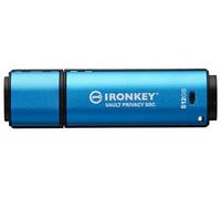 Kingston IronKey Vault Privacy 50 FIPS 197 Type-C - Certifié FIPS 197 et clé USB chiffrée XTS-AES 256 bits pour la protection des données - IKVP50C-512GB