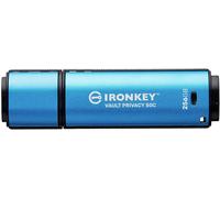 Kingston IronKey Vault Privacy 50 FIPS 197 Type-C - Certifié FIPS 197 et clé USB chiffrée XTS-AES 256 bits pour la protection des données - IKVP50C-256GB