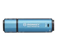 Kingston IronKey Vault Privacy 50 Certifié FIPS 197 et clé USB chiffrée XTS-AES 256 bits pour la protection des données - IKVP50-16GB