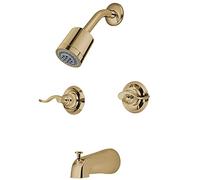 Kingston KB8241NFL Nuwave Robinet de douche et baignoire Chromé poli, KB8242NFL