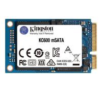Kingston KC600 - SSD - chiffré - 512 Go - interne - mSATA - SATA 6Gb/s - AES 256 bits - TCG Opal Encryption, Self-Encrypting Drive (SED)
