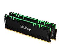 Kingston Kit de mémoire de jeu pour ordinateur de bureau FURY Renegade RGB 32 Go (2 x 16 Go) 3600 MHz DDR4 CL16 Kit de 2, KF436C16RB1AK2/32