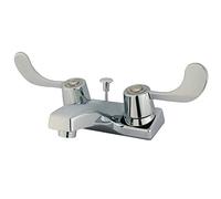 Kingston Laiton Gkb191 Americana 10,2 cm Toilettes robinet double lame Poignées, Chrome
