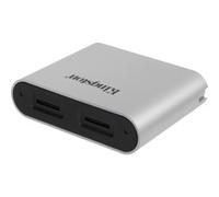 Kingston Technology Lecteur de cartes microSDHC/SDXC UHS-II USB3.2 Gen1 Workflow à double logement