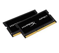 Kingston Mémoire Hx316ls9ibk2/16 HX 16 Go DDR3L 1600 2 x 8GB IMP Noir 1.35 V CL9 SODIMM Vente au détail par Kingston