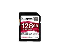 Kingston Memory card SD 128GB Canvas React Plus 300/260 UHS-II U3 - 0740617301960