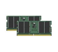 Kingston Memory DDR5 64Go 4800MT/s CL40 Non-ECC Unbuffered SODIMM 2RX8 Module de mémoire pour ordinateur portable (Kit de 2) - KCP548SD8K2-64