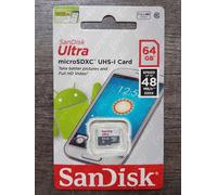 SanDisk Ultra - Carte mémoire flash - 64 Go - Class 10 - microSDXC UHS-I