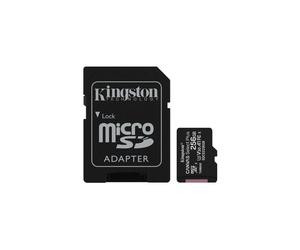 Kingston microSDXC 256Go Canvas Select Plus UHS-I U3 V30 C10 100Mo/s Lecture, 85Mo/s Écriture, Compatible Android, Adaptateur SD inclus