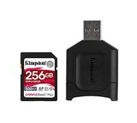 Kingston MLPR2/256GB Carte SD + Lecteur de carte ( 256GB SDXC React Plus SDR2 + MLP lecteur SD )