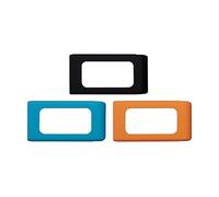 Kingston Paquet de 3 étuis en Caoutchouc pour SSD XS - Noir, Bleu Clair, Orange - SNA-XSR1-3P
