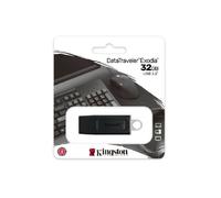 KINGSTON PENDRIVE 32GB EXODIA ORIGINALE CLÉ USB 3.2 NOIRE