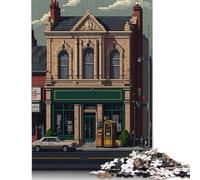 Kingston Pixel Art Rompecabezas Imposible,desafío Para Adultos Entretenimiento Creativo 1000 Piezas Obra De Arte De Juego De Para Adultos Y Niños Mayores De 12 Años 1000pcs (75x50cm)