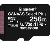 Kingston SDCS2/256GBSP SD MicroSD Card 256GB Kingston SDXC Canvas+ (Class10) o.Ad retail